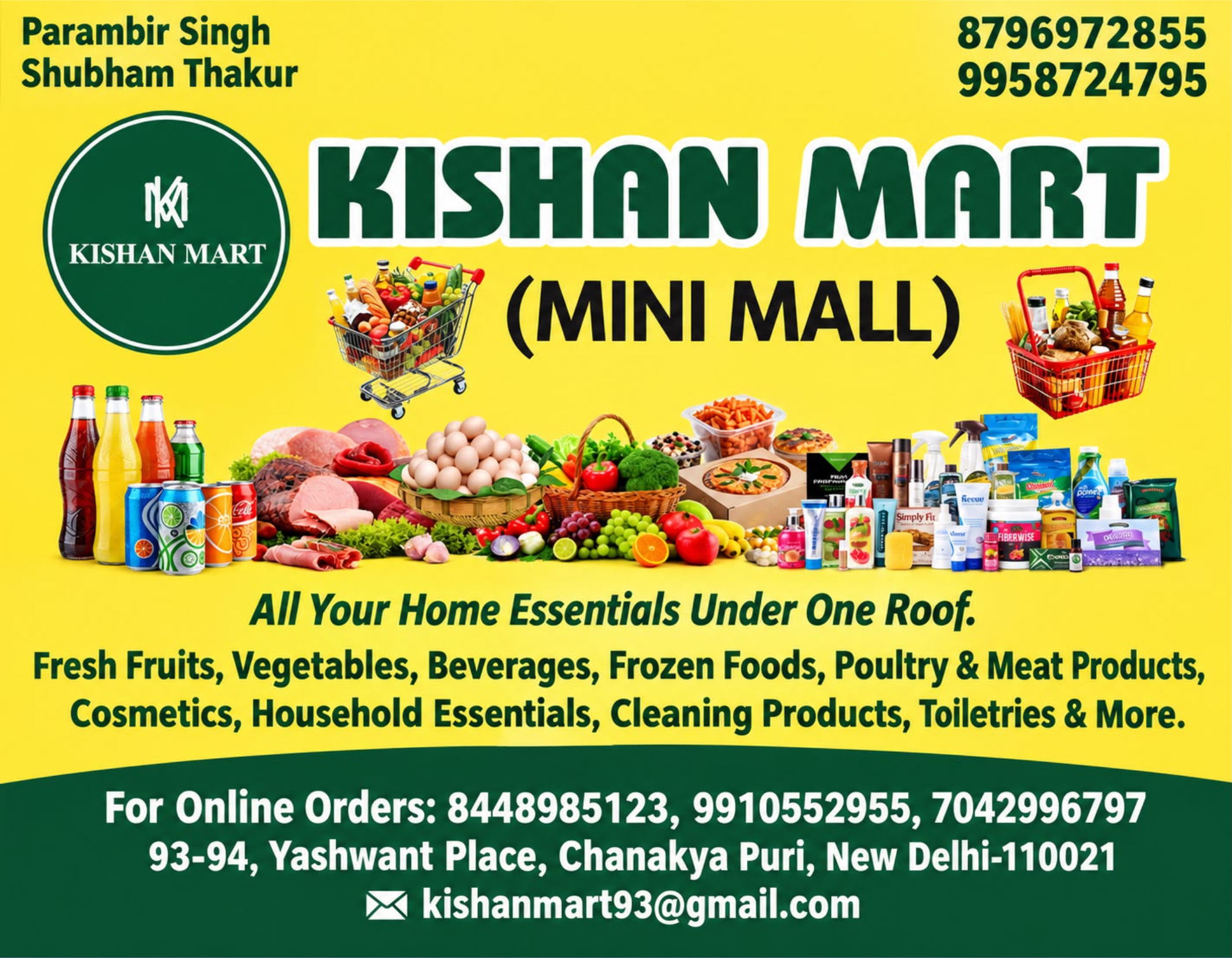 KISHAN MART (Grocery Store in Chanakyapuri)